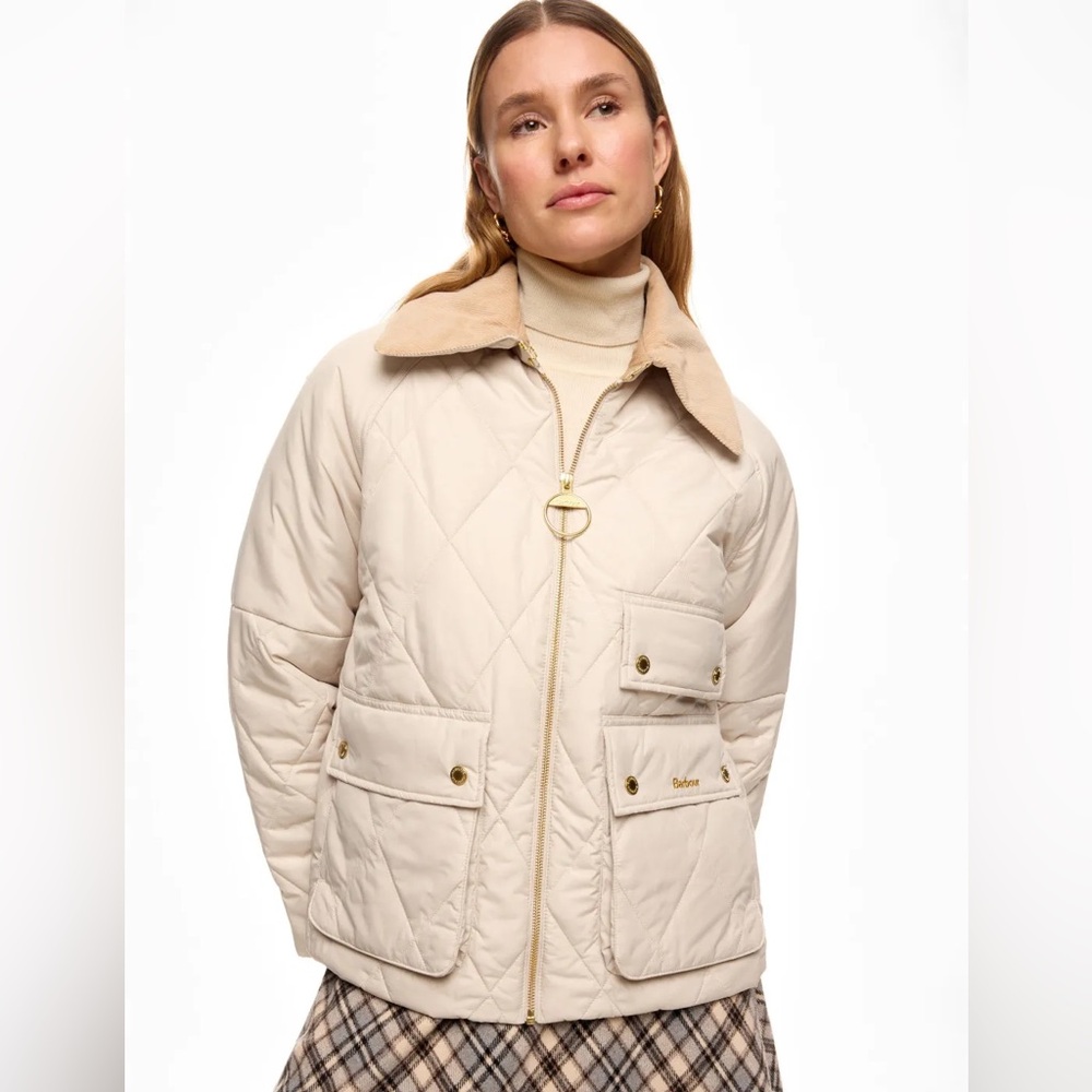 Barbour Milby Quilted Jacket | Oatmeal | BNWT
